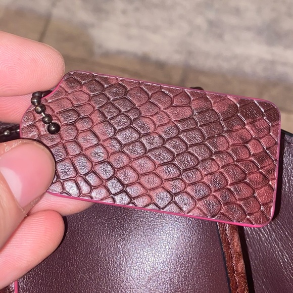 Coach Burgundy Crossbody Bag - Picture 11 of 11